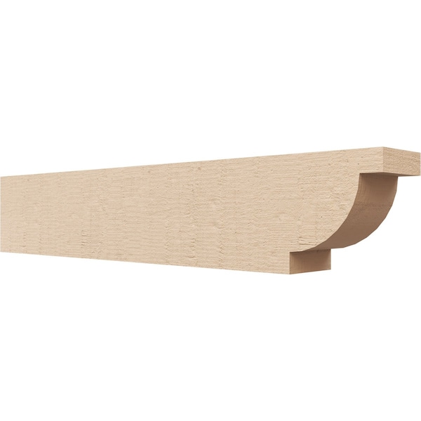 Ekena Millwork 4in. W x 6in. H x 32in. L Alpine Woodgrain TimberThane Rafter Tail, Primed Tan RFTUR04X06X32ALPRCPR - main